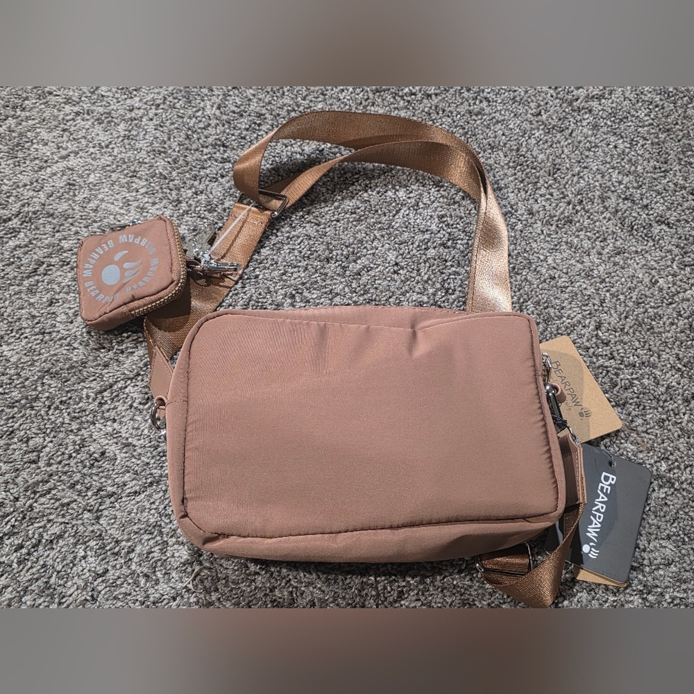 BearPaw Quilted Crossbody Bag in Dusty Rose - Picture 6 of 9